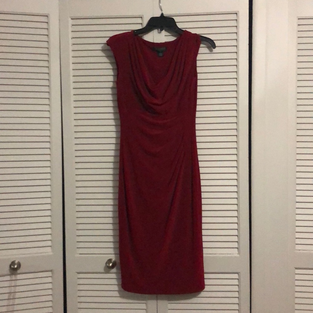 Ralph Lauren sheath dress size 2 Stunning Red